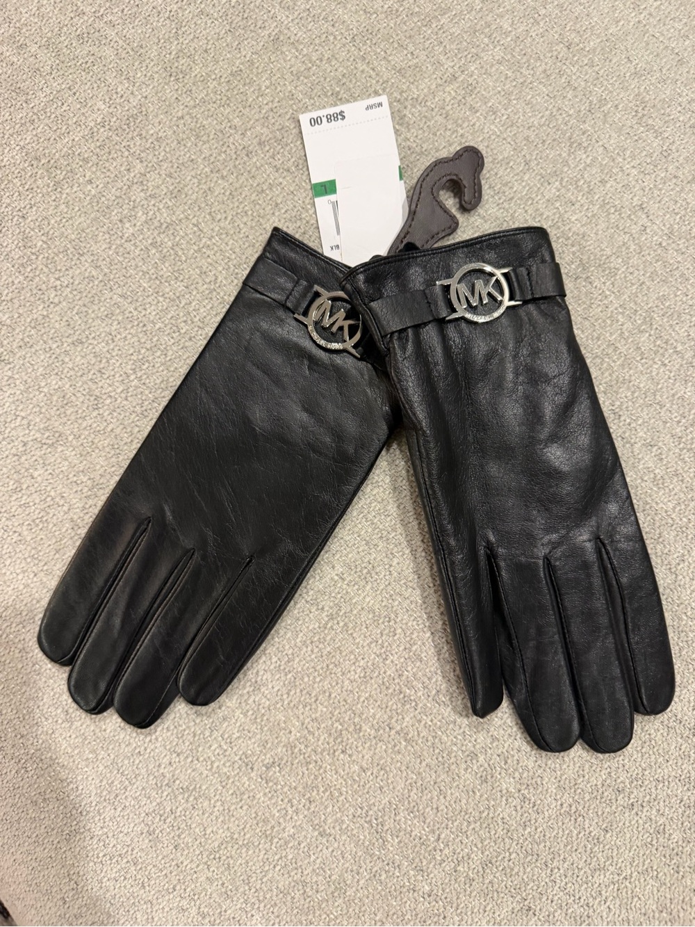 Michael Kors Black Leather gloves